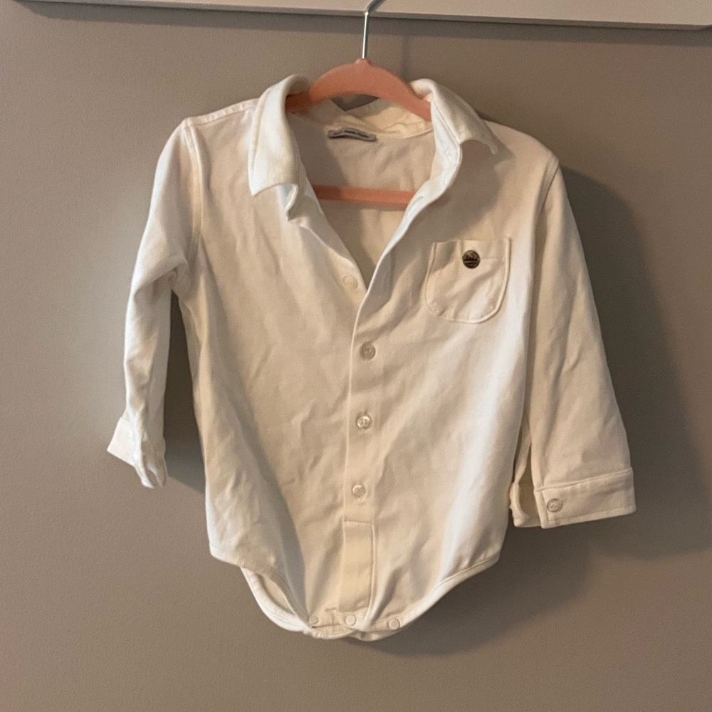 White collar onesie